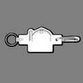 Key Clip W/ Key Ring & Barn w/ Silo Key Tag